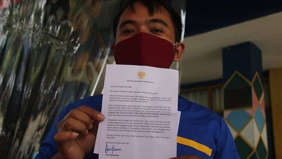 Anies's Love Letter To The Sluice Officer