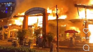 Sudah Tiga Kali Pasar Taman Puring Terbakar, Pedagang: Kali Ini yang Terbesar