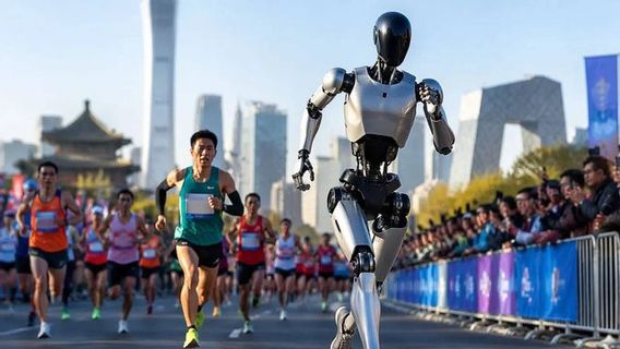 Robot Humanoid China Kuasai Half Marathon Beijing, Lampaui Rekor Manusia