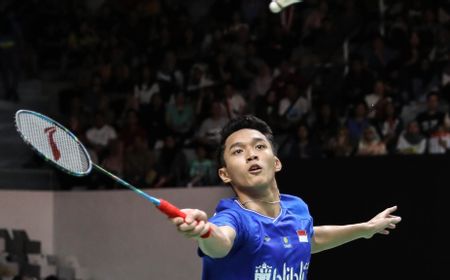 Jonatan Gebuk Anthony di Laga Perdana Turnamen Simulasi Piala Thomas-Uber 2020