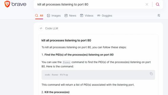 Brave Search Tambahkan CodeLLM untuk Berikan Jawaban tentang Pemrograman