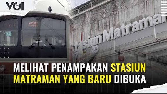 VIDEO: See The Appearance Of The Newly Opened Matraman Station