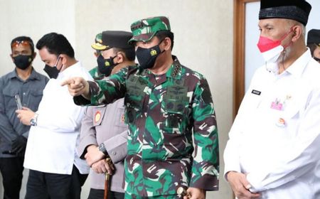 Kunjungi Sumbar, Panglima TNI Tegaskan Pentingnya Pelacakan Kontak Erat Pasien COVID-19