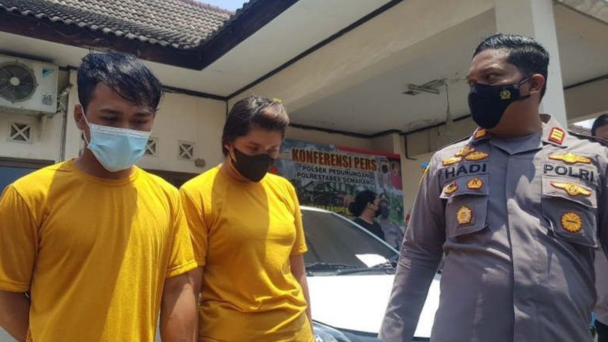 Les Amoureux De Semarang Deviennent Des Spécialistes Du Cambriolage De Maisons Vides, Arrêtés Après Action