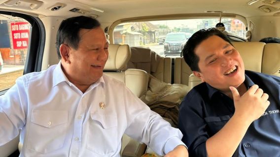 Prabowo-Erick Thohir的谣言今晚宣布,但被推迟了,因为他仍然在国外