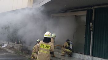 Ruko di Kelapa Gading Terbakar akibat Korsleting Listrik