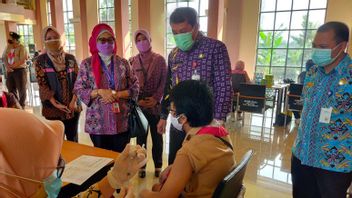 Support The Government, 500 Scout Members In Tangerang Participate In Mass Vaccination