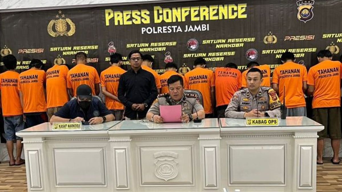 Operasi Antik Polresta Jambi, 2,2 Kg Sabu dan 19 Bandar Berhasil Ditangkap