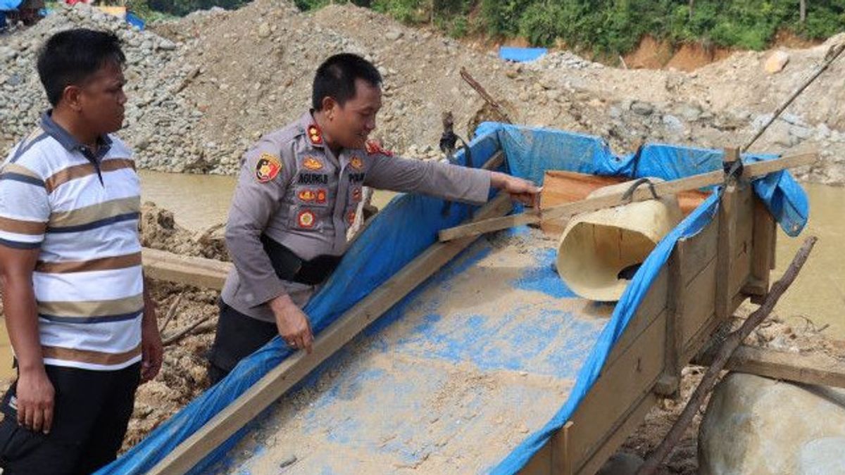 Police Headquarters Finds Evidence Of Illegal Gold Mining In West Pasaman