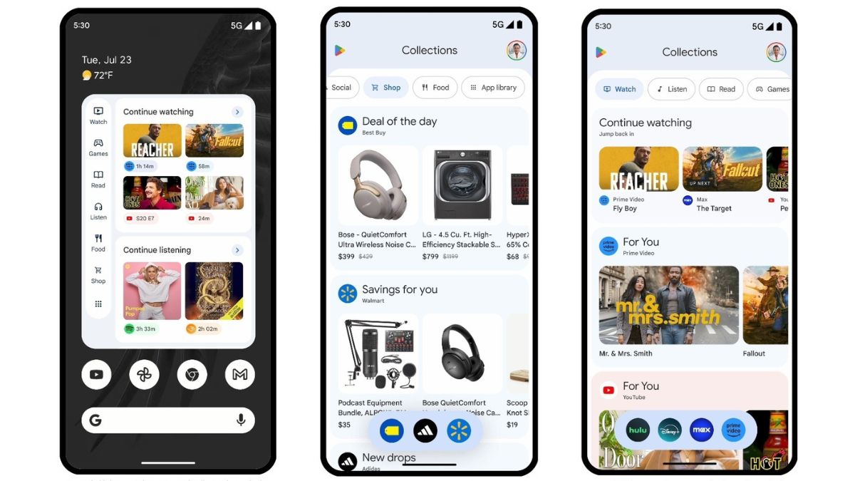 Google lance le Widget de collection pour le Play Store