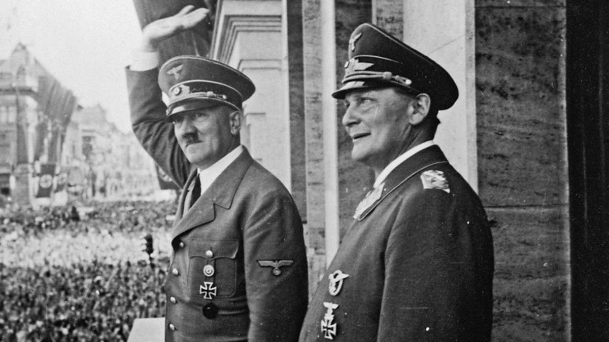 赫尔曼·戈林（HermannGöring），纳粹党中最坚强的人，仅次于阿道夫·希特勒（Adolf Hitler）