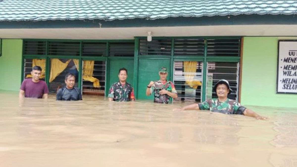 中央カプアス洪水はまだ後退しておらず、中央カリマンタン摂政政府は災害緊急対応を決定
