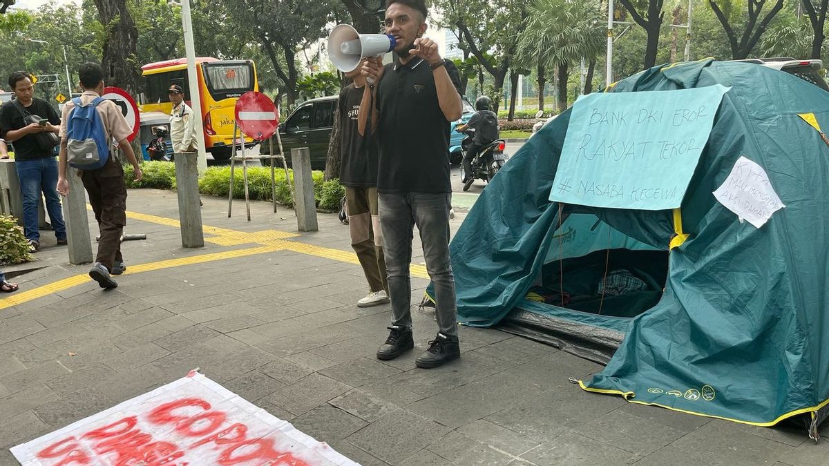There Is A Demo Demanding The Evaluation Of Bank DKI At City Hall, Pramono: A Democracy Country, Reasonable