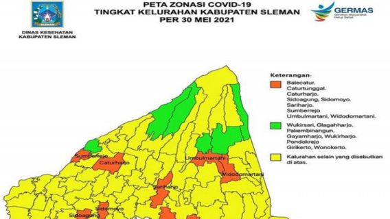 Good News From Sleman, No Villages Have COVID-19 Red Zone Status Zona