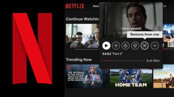 Netflixは今、ユーザーが行を見続けるから映画を削除することができます
