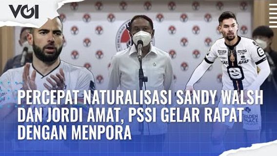 VIDEO: Bahas Pemain Naturalisasi, PSSI Gelar Rapat Dengan Menpora