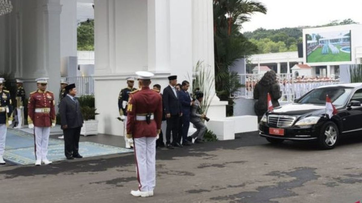 21 Dentuman Meriam Iringi Prabowo 在 Istana 迎接 秘鲁总统