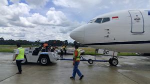 運輸省センタニ空港で火を放つトリガナの飛行機は、死傷者がいないことを確認します