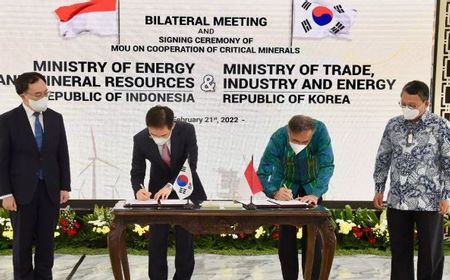 Indonesia dan Korea Selatan Tandatangani Kerja Sama Kembangkan Critical Minerals