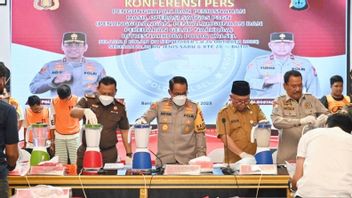 South Kalimantan Police Destroy 22.35 Kg Of Crystal Methamphetamine From 7 Narcotics Cases Whose Handling Involves PPATK