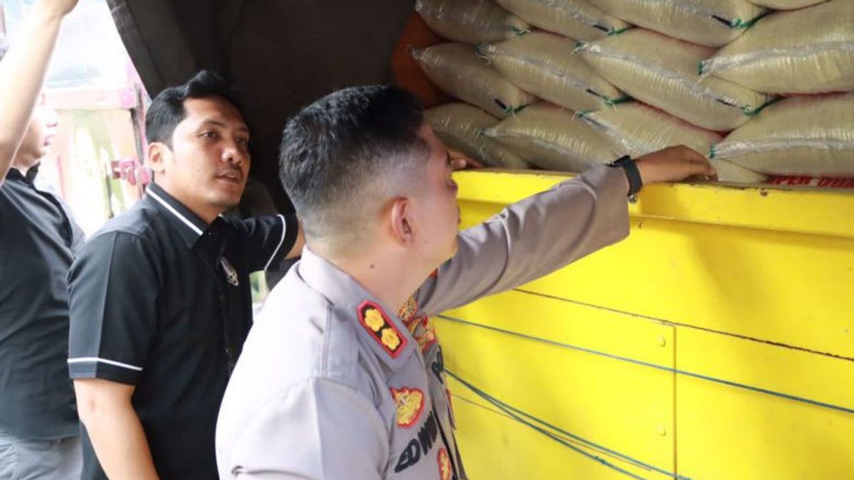 Majalengka警方驳斥了将Bulog大米开采为溢价的指控