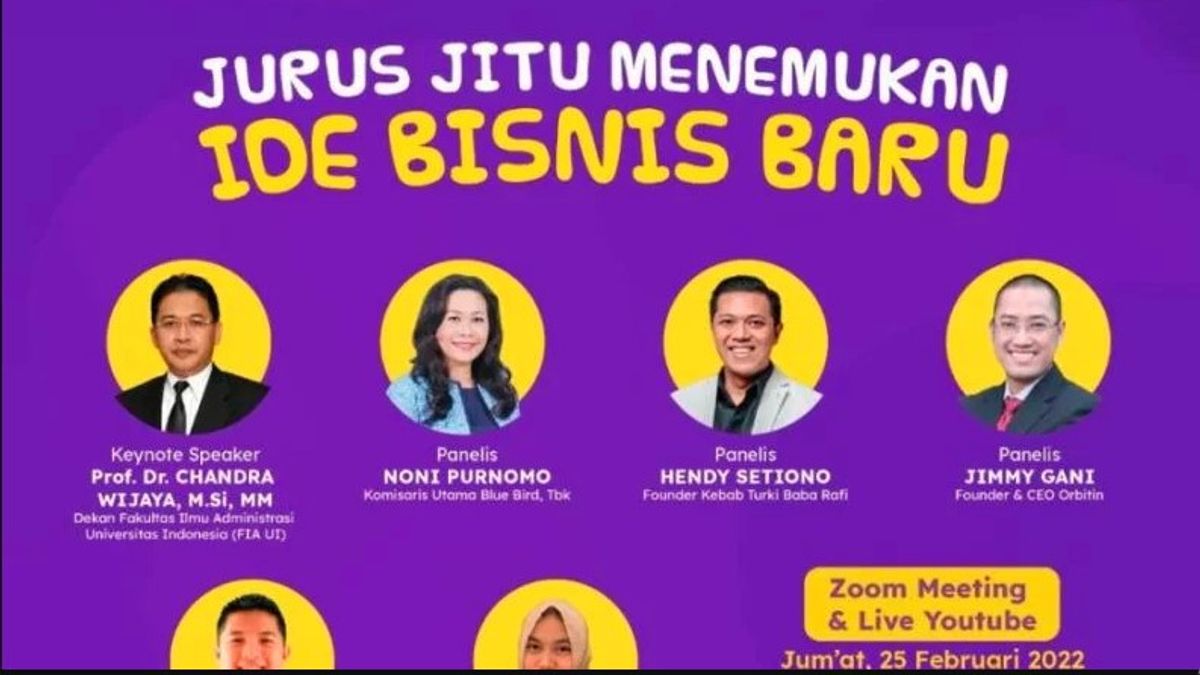 Dekan FIA UI Mendorong Ide Kreatif kalangan Muda