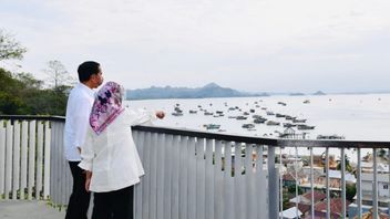 Jokowi Ne Veut Pas Manquer De Profiter Du Crépuscule à Labuan Bajo Depuis Le Meilleur Endroit