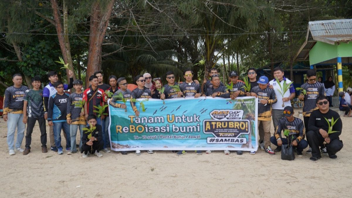 Serunya Maxi Yamaha Day 2024 Sambas, Ratusan Peserta Touring dan Berkemah di Pantai Bahari