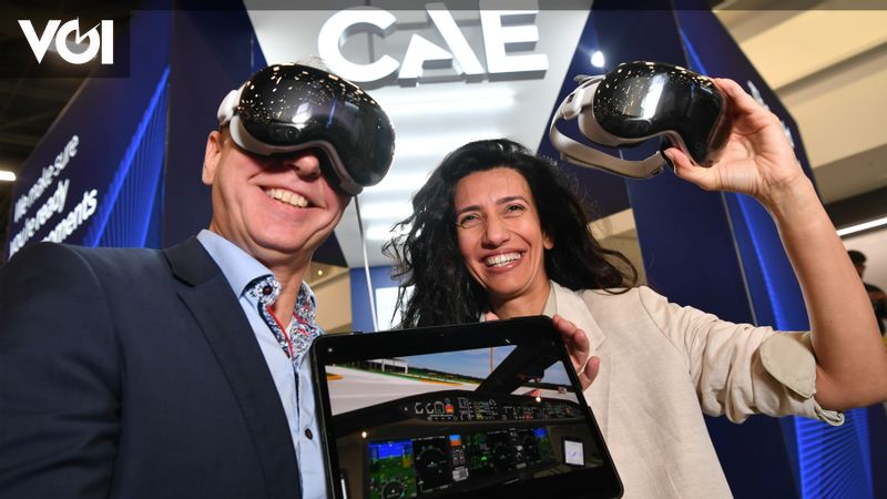 Canadian company presents its first flight training application in Vision Pro