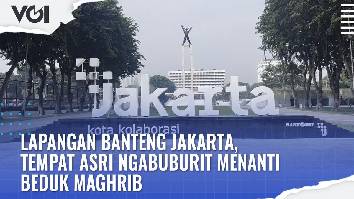 VIDEO: Lapangan Banteng Jakarta, Tempat Asri Ngabuburit Menanti Beduk Maghrib