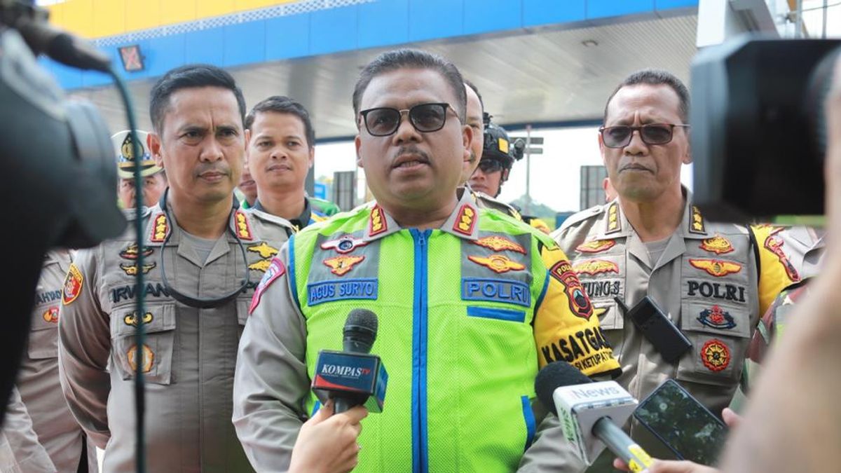 Backflow On Kalikangkung Toll Road Is Still High, Central Java Police Extends One Way Scheme To Jakarta