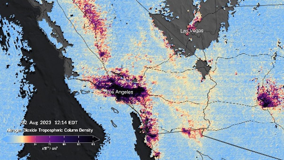 美国宇航局的污染跟踪器发送第一张图像以解释空气质量