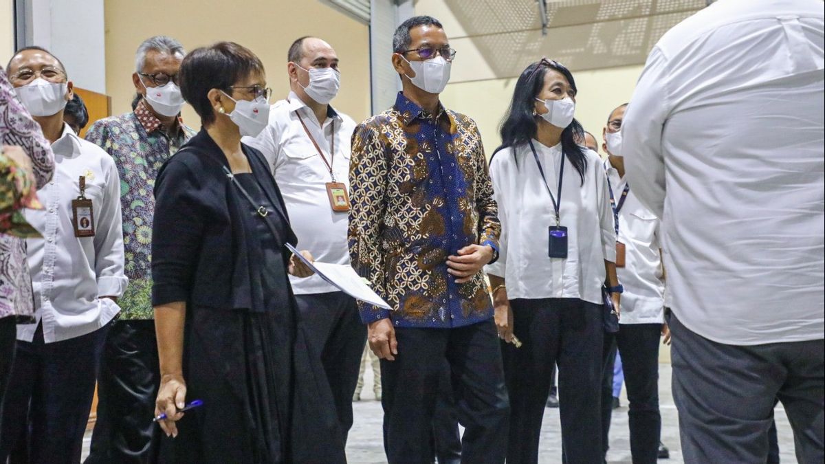 Heru Budi-Foreign Minister Retno Until Shebas Field Cek Preparation Venue ASEAN Summit At JCC