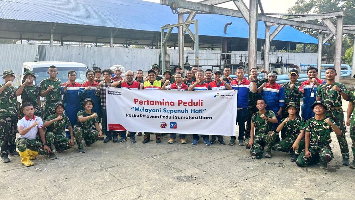 PGN Bersama Pertamina Peduli Pastikan Kebutuhan Dasar Warga Terdampak Bencana
