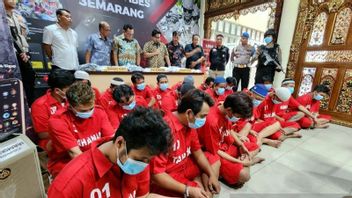  Belasan Residivis Tersangka Kasus Narkoba di Semarang Ditangkap  