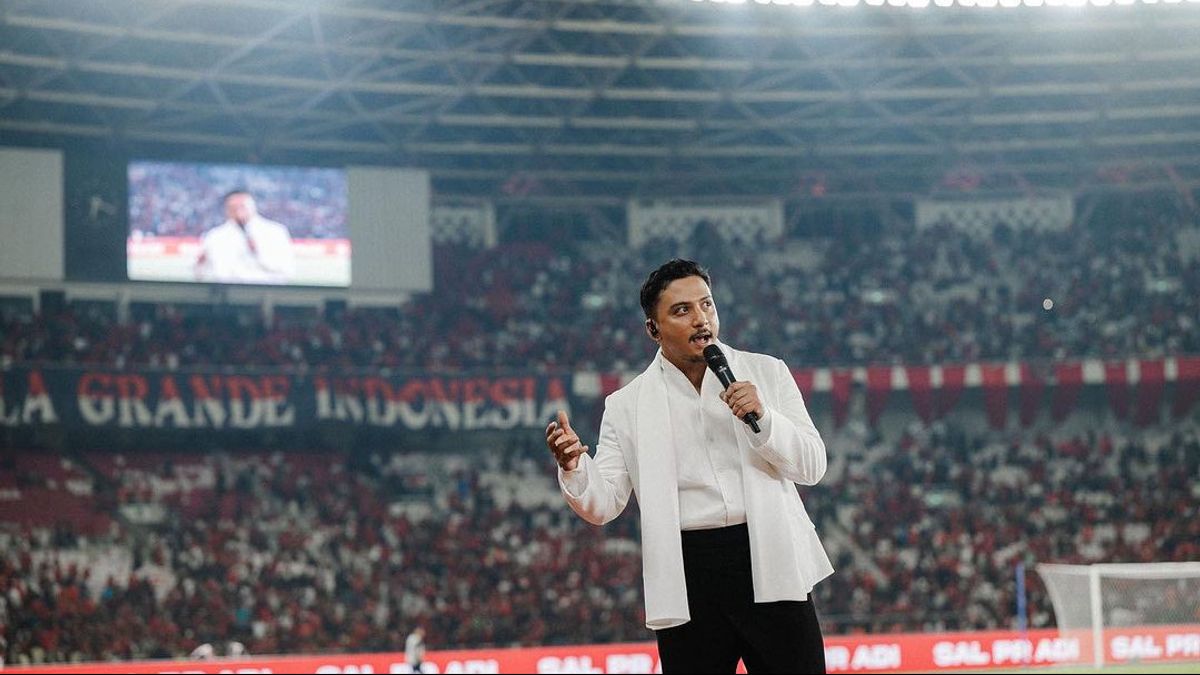 Sal Priadi's Impressions Appear In The Indonesia Vs Iraq National Team Match