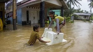 Hujan Deras Disertai Air Laut Pasang, Batam Dilanda Banjir, Pemkot Turunkan Alat Berat 