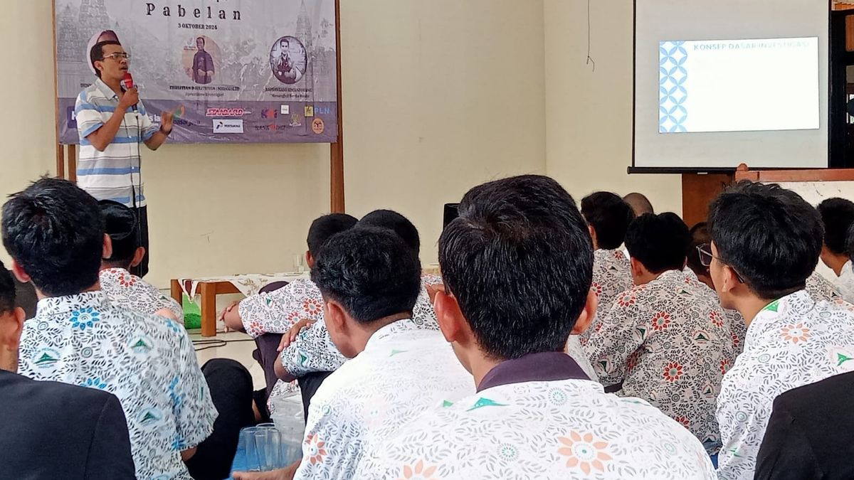 Santri Ponpes Pabelan Magelang reçoit une formation de journalisme du groupe de journalistes Jakpus