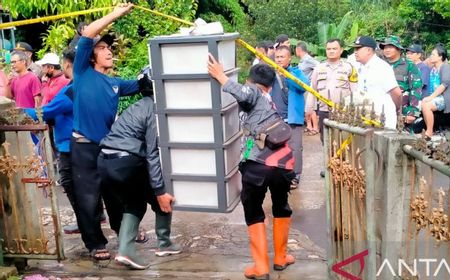 BPBD Catat 15 Rumah Warga Cibadak Sukabumi Tertimbun Longsor