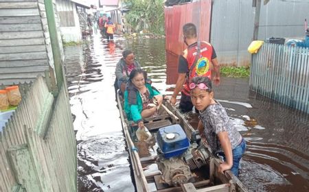 Banjir di Palangka Raya Meluas, BPBD Dirikan 3 Pos Pengungsian