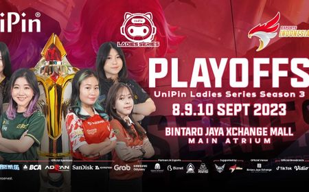 Babak Playoff dan Grand Final UniPin Ladies Series S3 Digelar Offline di Bintaro