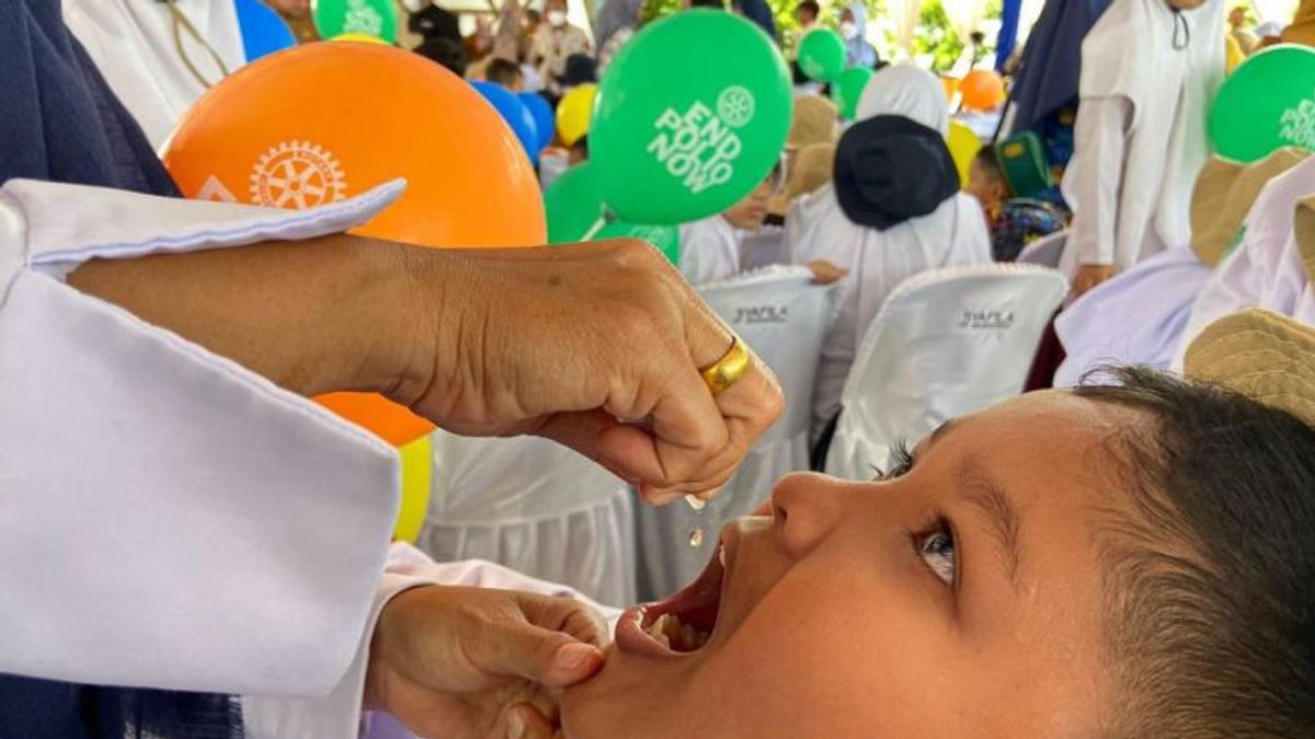 350 Ribu Anak di Aceh Sudah Imunisasi Polio, Tapi Masih Ada Orang Tua Menolak Anaknya Diimunisasi