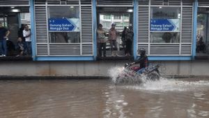 Kamis Pagi Jakarta Hujan, Sejumlah Halte Banjir dan Layanan Transjakarta Terganggu