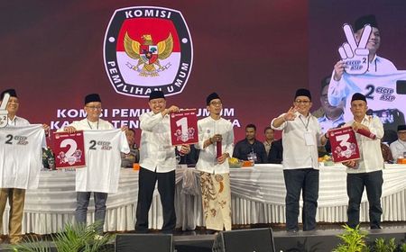 Hendak Deklarasi Pilkada Damai, Paslon Bupati/Wakil Bupati Tasikmalaya 1-2 Melengos Tinggalkan Paslon Nomor 3