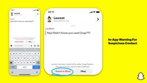 Snapchat 发布了一项新警告,以保护青少年免受性感侵害
