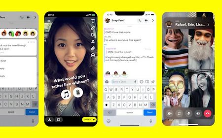 Snapchat Bawa Empat Fitur Baru, Berikan Penyegaran Pada Aplikasinya