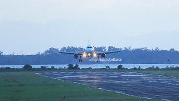 タラカン北カリマンタンに来る飛行機の数は18.42%増加