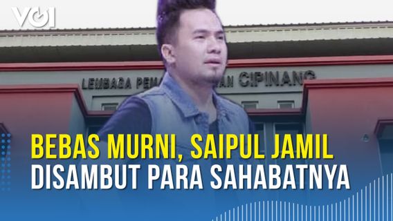 VIDEO Sehari Bebas, Saipul Jamil Langsung Syuting