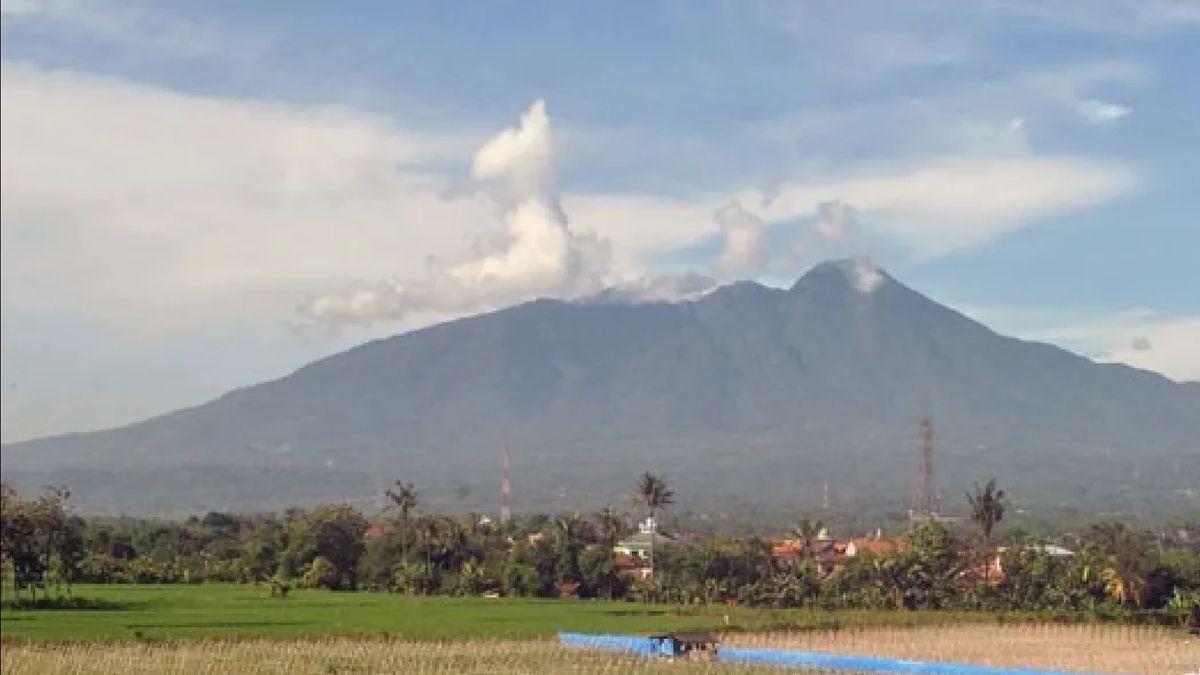 BPBD Imbau Lebak Waspadai L’impact de l’éruption du mont Salak, en particulier les résidents autour de TNGHS