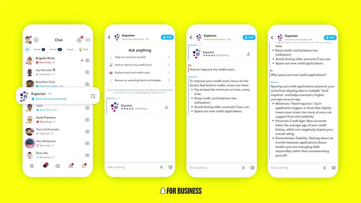 Snapchat Introduces AI-Based Chatbot Ads in Chat Feature